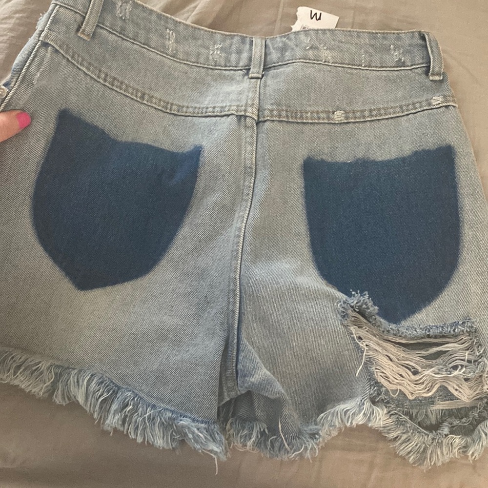 Distressed shorts new with tags